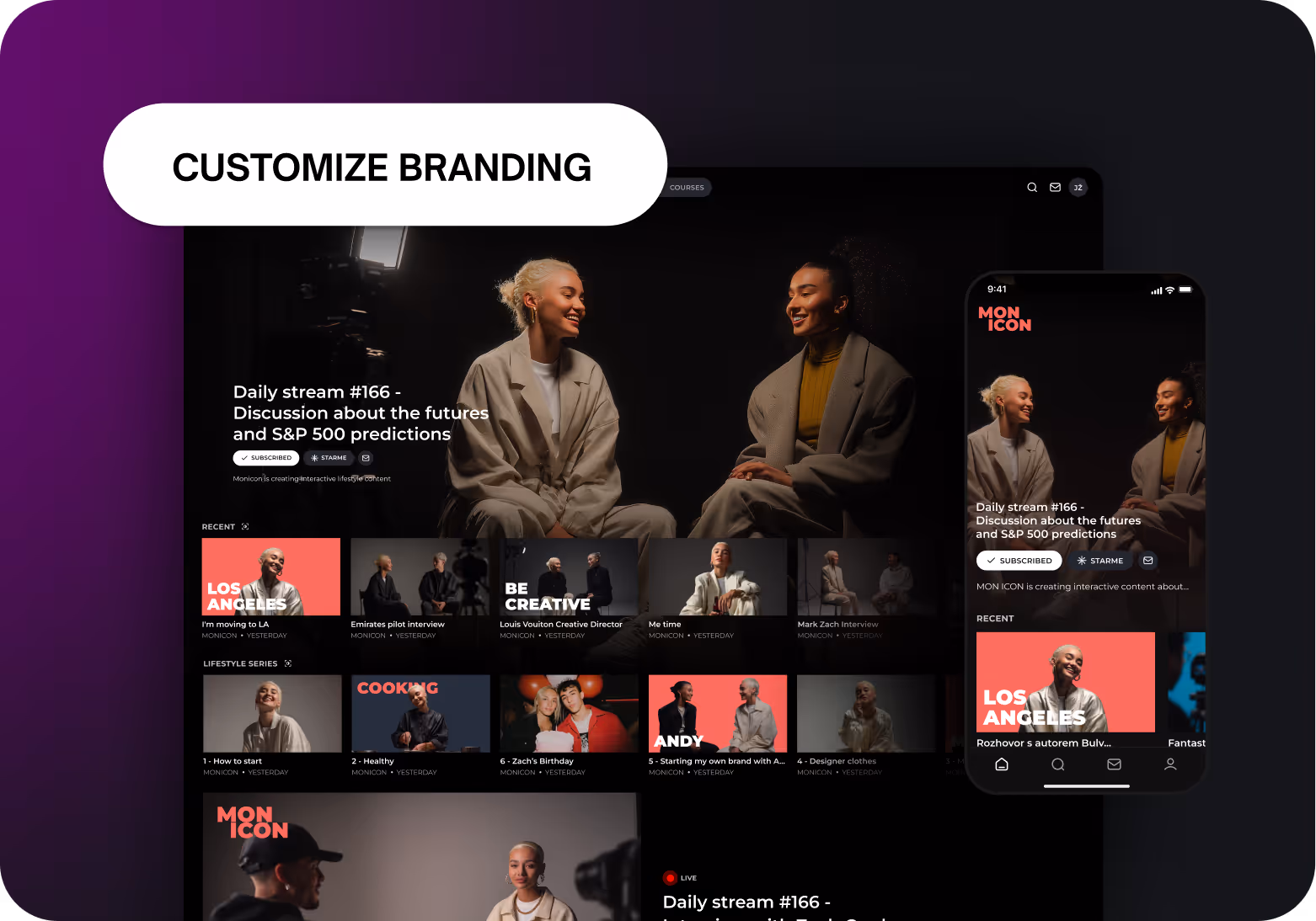 Brand control dashboard